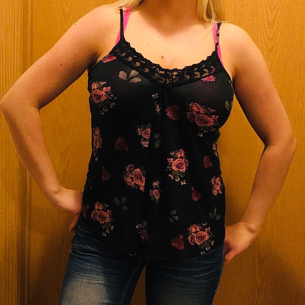 Flowery Tank Top